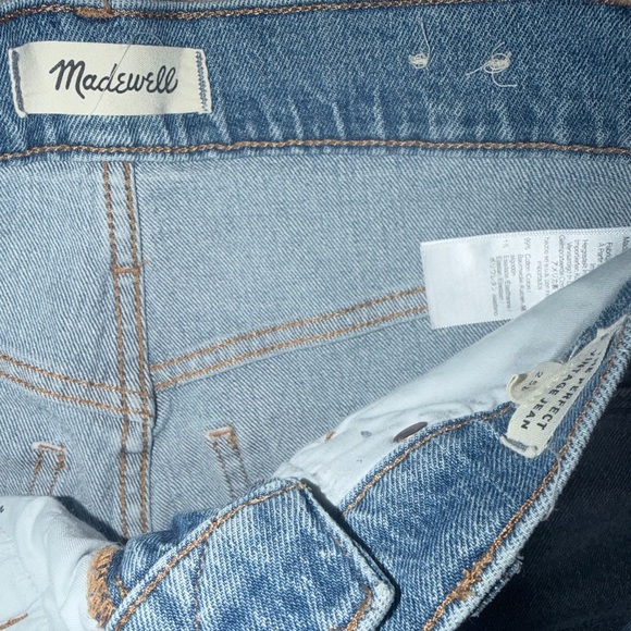 Madewell The Perfect Vintage Jean Enmore Wash Raw-Hem Petite Size 25P - Picture 6 of 8